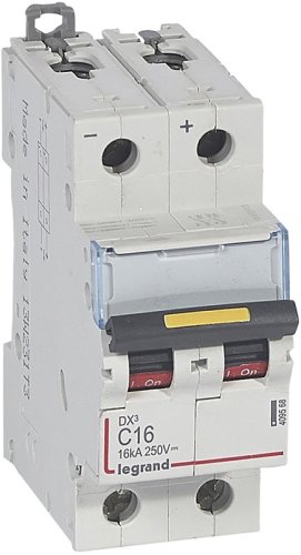 Выключатель автоматический Legrand DX3-E 10000 2п 16А C 16кА картинка